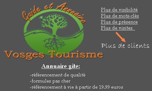 Annuaire gite Vosges Alsace-Lorraine